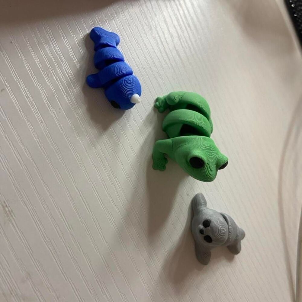 Sea Animals Themed 3D Printed Toys